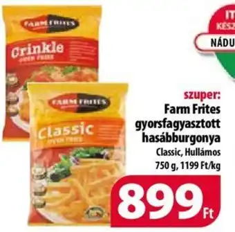 Farm Frites gyorsfagyasztott hasábburgonya 750g