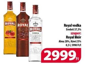 Coop Royal vodka 0,5l ajánlat