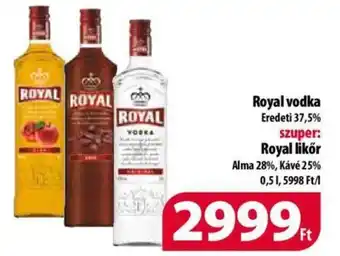 Coop Royal vodka 0,5l ajánlat