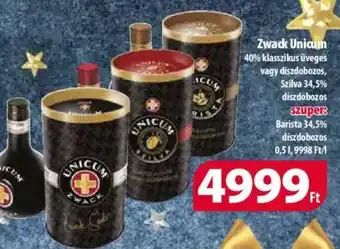 Coop Zwack Unicum 0,5l ajánlat