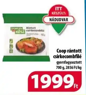 Coop Coop rántott csirkecombfilé 700g ajánlat