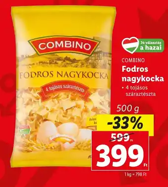 Lidl COMBINO Fodros nagykocka 500g ajánlat