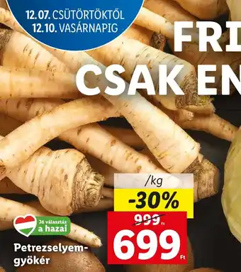 Lidl Petrezselyem gyökér 1kg ajánlat