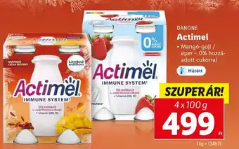 Lidl DANONE Actimel 4x100g ajánlat