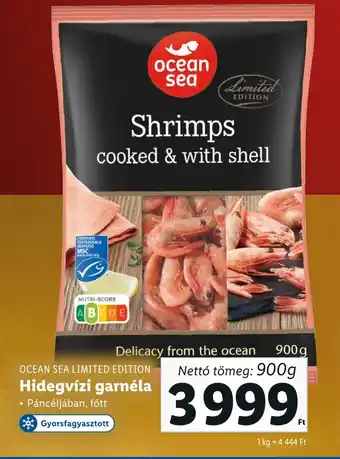 Lidl OCEAN SEA LIMITED EDITION Hidegvízi garnéla 900g ajánlat