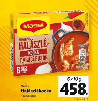 Lidl MAGGI Halászlékocka 6x10g ajánlat