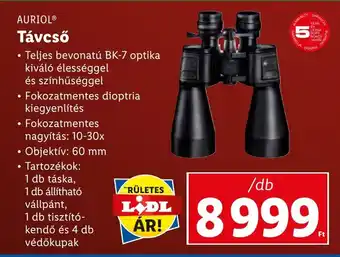 Lidl AURIOL Távcső ajánlat
