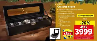 Lidl AURIOL Óratartó doboz ajánlat