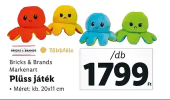 Lidl Bricks Brands Markenart Plüss játék ajánlat