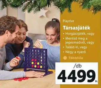 Lidl Playtive Társasjáték ajánlat