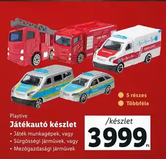 Playtive Játékautó készlet