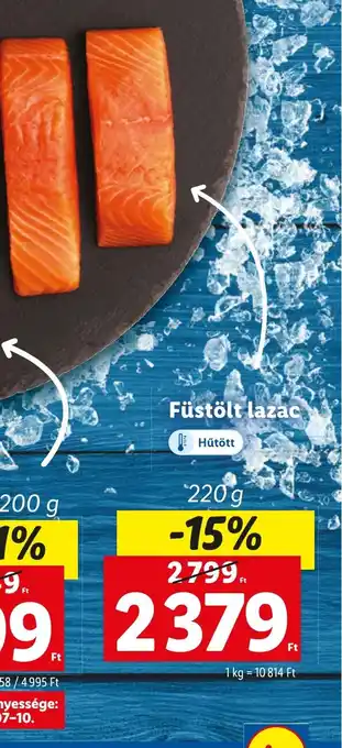 Lidl Füstölt lazac 220g ajánlat
