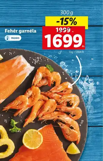 Lidl Fehér garnéla 300g ajánlat