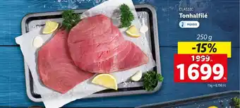 Lidl CLASSIC Tonhalfilé 250g ajánlat