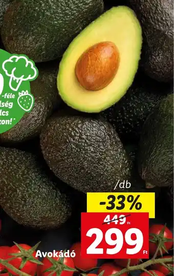Lidl Avokádó ajánlat