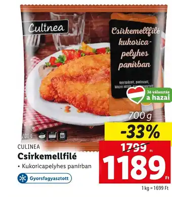 Lidl CULINEA Csirkemellfilé 700g ajánlat