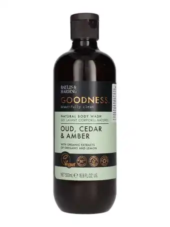 Rossmann Baylis & harding goodness tusfürdő oud, cédrus és borostyán illattal - 500 ml ajánlat