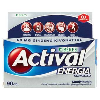 Rossmann Béres actival energia filmtabletta - 90 db ajánlat