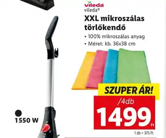 Lidl vileda XXL mikroszálas törlőkendő ajánlat