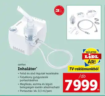 Lidl sanitas Inhalátor ajánlat