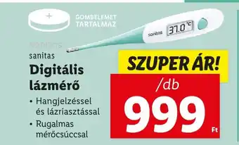 sanitas Digitális lázmérő