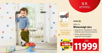 Lidl Safety 1st Biztonsági rács ajánlat
