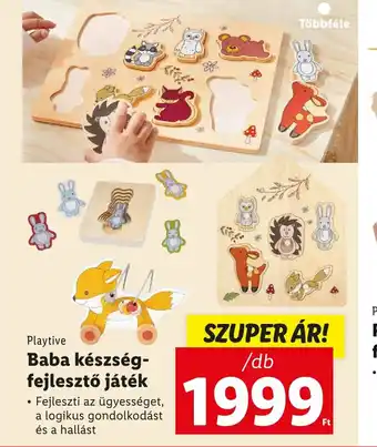 Lidl Playtive Baba készség fejlesztő játék ajánlat