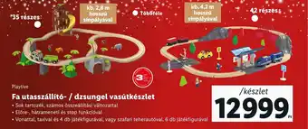 Lidl Playtive Fa utasszállító dzsungel vasútkészlet ajánlat