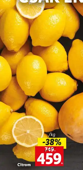 Lidl Citrom 1kg ajánlat