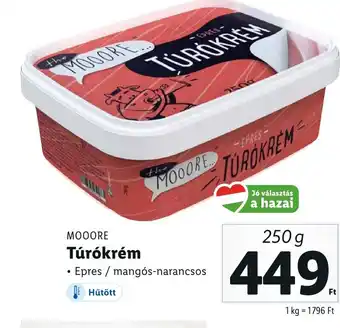 MOOORE Túrókrém 250g