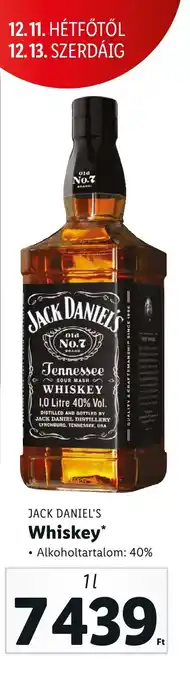 JACK DANIELS Whiskey 1l