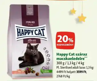 Happy Cat száraz macskaeledelre 4kg