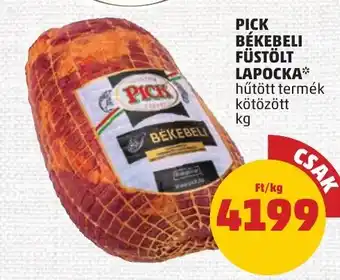 PICK BÉKEBELI FÜSTÖLT LAPOCKA 1 kg