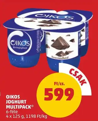 PENNY OIKOS JOGHURT MULTIPACK 4 x 125 g ajánlat
