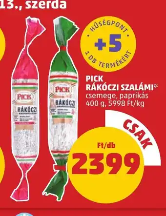 PENNY PICK RÁKÓCZI SZALÁMI 400 g ajánlat