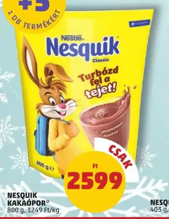 PENNY NESQUIK KAKAÓPOR 800 g ajánlat