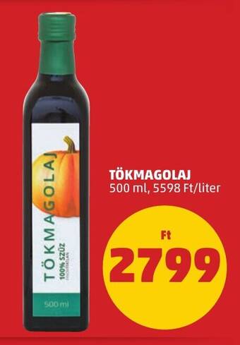 PENNY TÖKMAGOLAJ 500 ml ajánlat