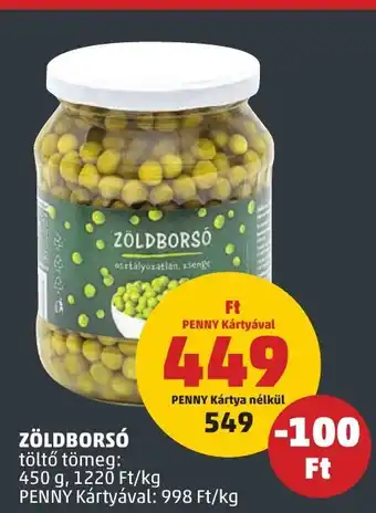 ZÖLDBORSÓ 450 g