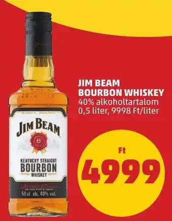 PENNY JIM BEAM BOURBON WHISKEY 0,5 l ajánlat