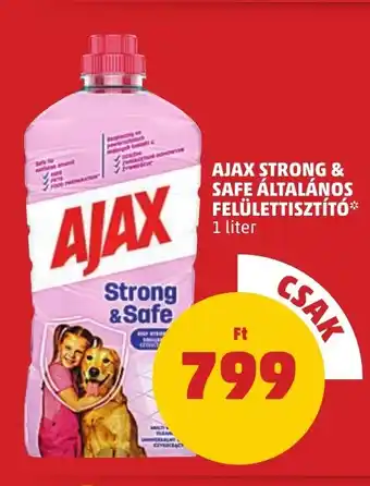 AJAX STRONG & SAFE ÁLTALÁNOS FELÜLETTISZTÍTÓ 1 l