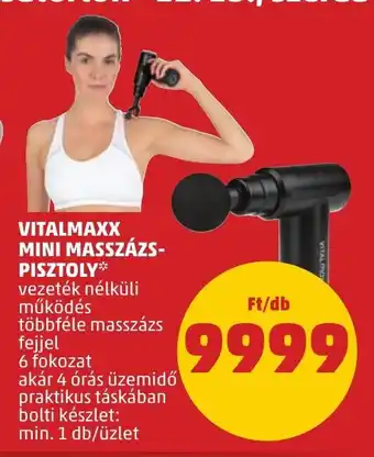 PENNY VITALMAXX MINI MASSZÁZS- PISZTOLY 1 db ajánlat