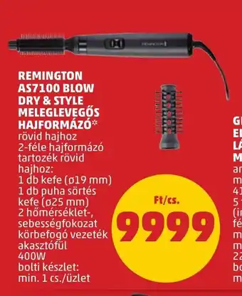 REMINGTON BLOW DRY & STYLE MELEGLEVEGŐS HAJFORMÁZÓ 1 csomag