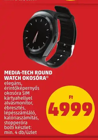 PENNY MEDIA-TECH ROUND WATCH OKOSÓRA 1 db ajánlat