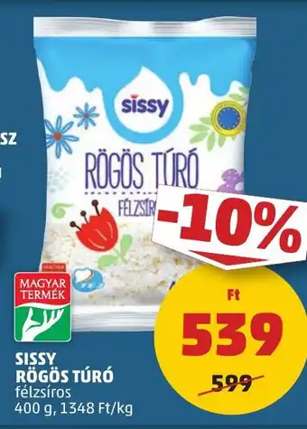 PENNY SISSY RÖGÖS TÚRÓ 400 g ajánlat
