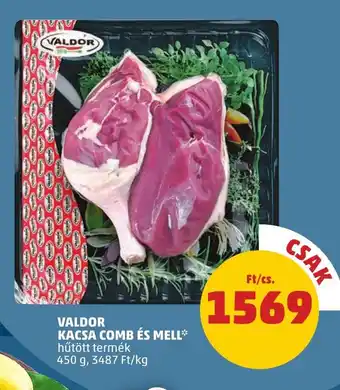 PENNY VALDOR KACSA COMB ÉS MELL 450 g ajánlat