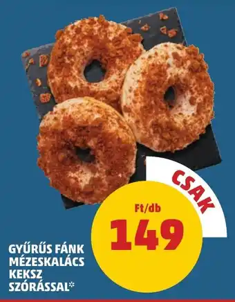 PENNY GYŰRŰS FÁNK MÉZESKALÁCS KEKSZ SZÓRÁSSAL 1 db ajánlat