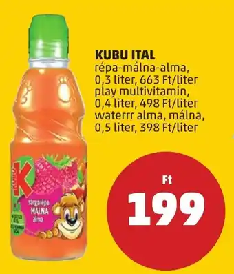PENNY KUBU ITAL 0,3 - 0,5 l ajánlat