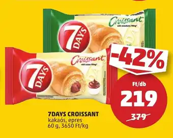 PENNY 7DAYS CROISSANT 60 g ajánlat