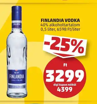 PENNY FINLANDIA VODKA 0,5 l ajánlat