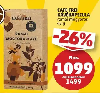 PENNY CAFE FREI KÁVÉKAPSZULA 45 g ajánlat
